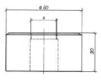 Vierkantmatrize Nr. 60 21,7 - 29,2 mm