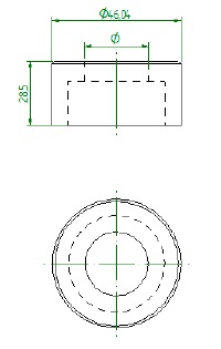 Rundmatrize Nr. 2 Serie A Rot Ø 3,2 - 31,2 mm