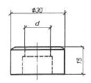 Rundmatrize Nr. 30 Ø 3,2-16,2 mm