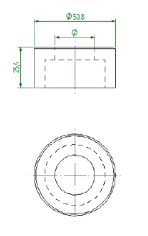 Rundmatrize Nr. 3 Serie B Grün Ø 3,2 - 33,2 mm
